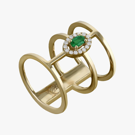 Marina Emerald Jewelry Ring